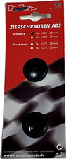 Zierschrauben Set Schwarz 22