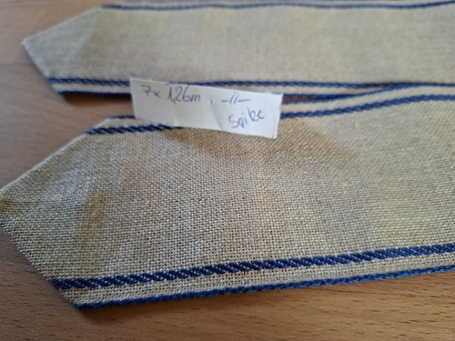 25m leinenband natur mit - 1,25m,