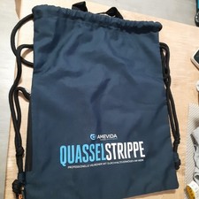 HALFAR Turnbeutel mit Druck Quasselstrippe Dunkelblau Seitentasche Neu 