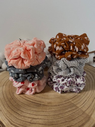 Handmade scrunchie musselin - scrunchie,