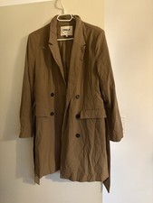 Only Damen Trenchcoat Größe 42 Braun/beige