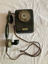Altes Blech Wählscheiben Wandtelefon SA25F ca.38xBS7 ca. 09.32 Telefon um 1932