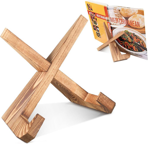 Holz kochbuchständer - holz,