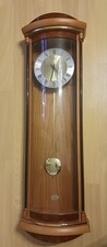 AMS 7080/9 Pendeluhr, Quarzwerk, Kirschbaum Pendeluhren Holzuhren Wanduhr
