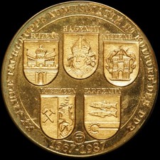 HELMUT KÖNIG: Medaille 1987