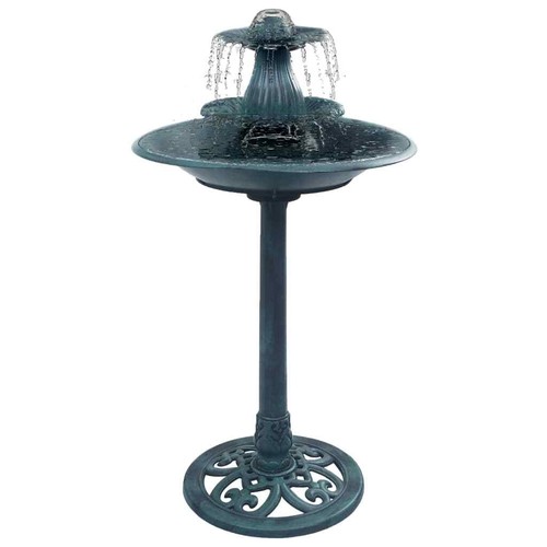 Vogelbad mit springbrunnen - mit,
