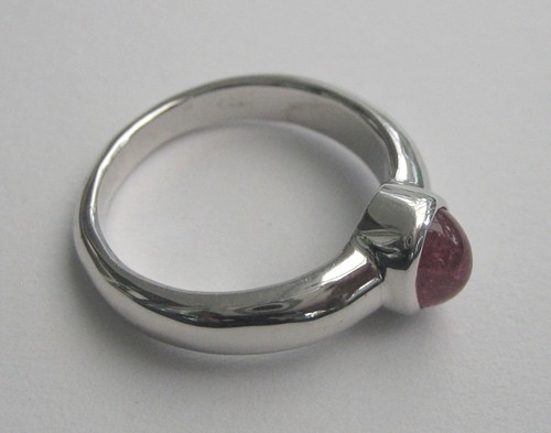 Turmalin rot edelstein ring - turmalin,