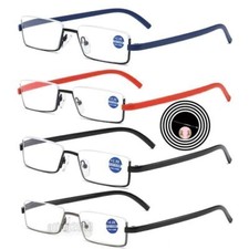 Lesebrille Halbrahmen Metall