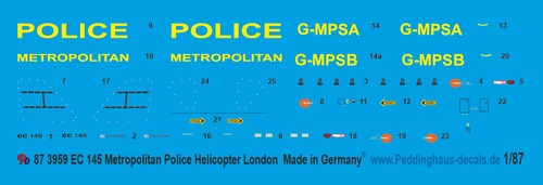 Peddinghaus decals 3959 - 1/87,