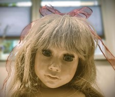 Vintage Wernicke Puppe 1984 West Germany 50 cm Echthaar Sammlerstück