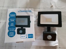 Luminova Außenstrahler mit Bewegungsmelder LED 20W 4000K