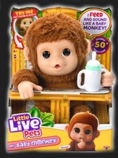 Little Live Pets interaktives Affenbaby Mango My Baby Monkey Äffchen NEU/OVP