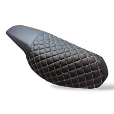 Sitzbezug Peugeot Speedfight 3/4 Schwarz Premium Qualität Rauten Muster 