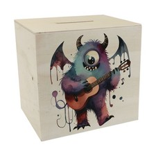 Freches Monster mit Gitarre