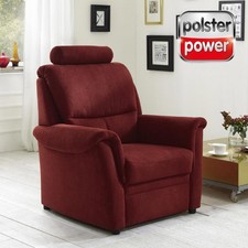 polsterpower Sessel - bordeaux