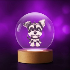 3D LED Kristallkugel Yorkshire