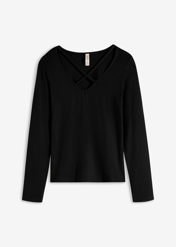 Langarmshirt mit cut - langarmshirt,
