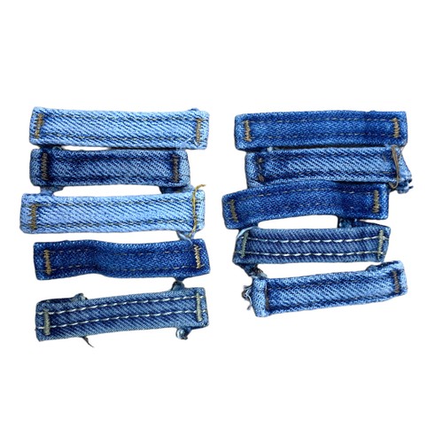Jeansstoff gürtelschlaufen - jeansstoff,