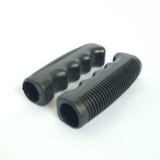 Lenkergriffe Vintage Schwarz 1 Paar Retro Altes Fahrrad Bike Velo Oldtimer