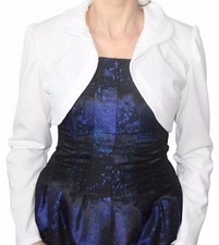 BOLERO JACKE BLAZER  BRAUTSTOLA MIT KRAGEN UND PUFF ÄRMEL ART: 9604