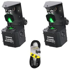 Equinox Fusion Scan Max Scanner mit DMX Kabel 30W DJ Disco Party Bühne