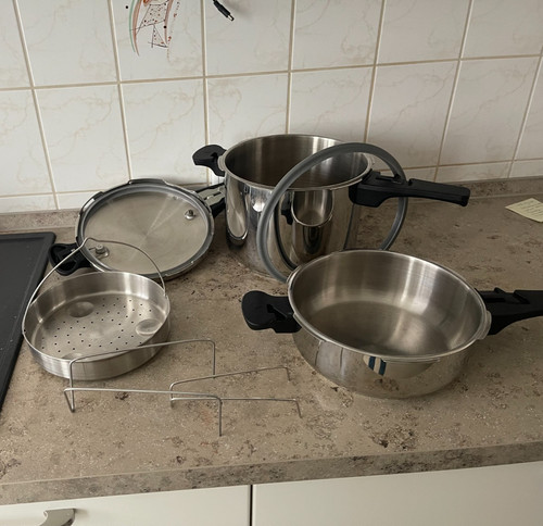 Drucktopf set mit - , zubehöhr
