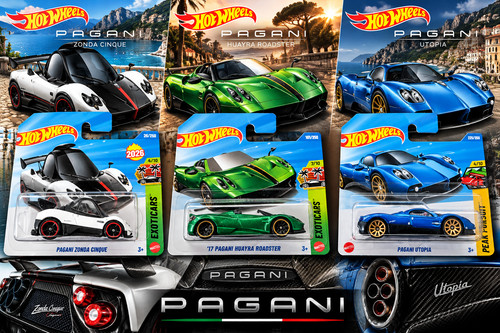 Hot wheel pagani - wheel, verschiedene