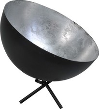 Loft Tischleuchte Grau Metall