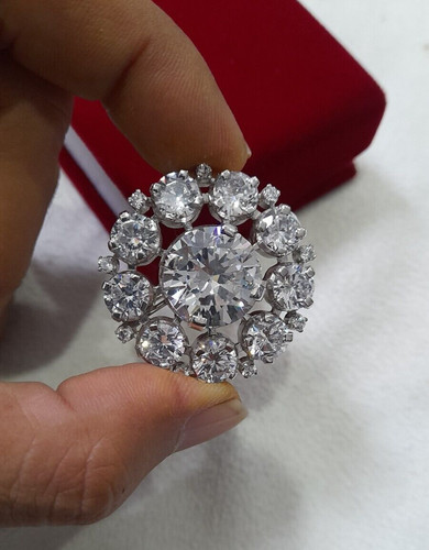 Runde form weiße - cz, diamant