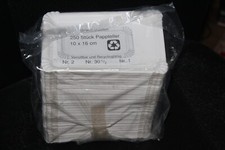 250 Pappteller rechteckig 10 x 16 cm, Kuchenteller-Umweltfreundlich