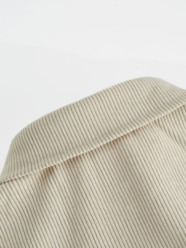 Cord herren langarm - cord, solide
