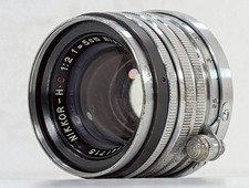 [ EXC + 3 Lesen ] Nippon Kogaku Nikon Nikkor H.C 5cm 50mm F/2 Schwarz Gürtel Ltm