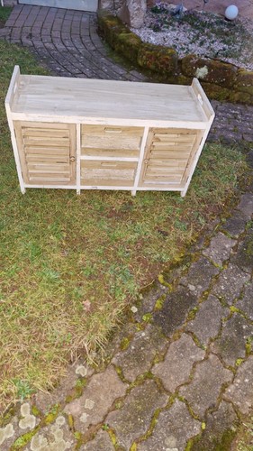 Kleine sitzbank shabby mit
