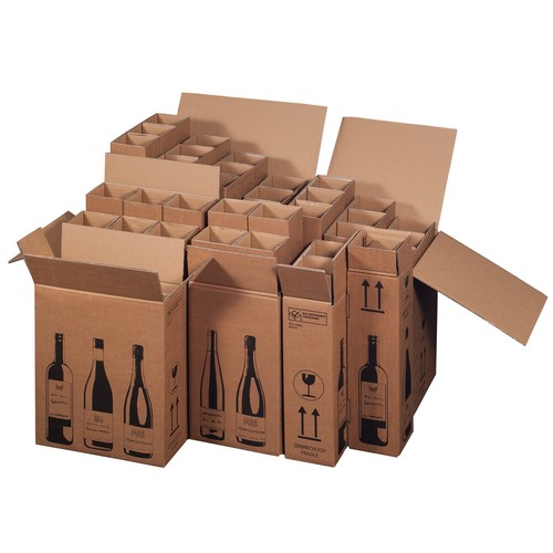 Flaschenversandkarton - ,
