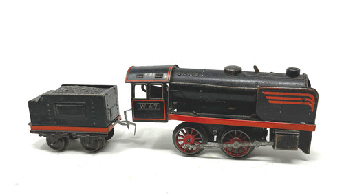 Alte blech eisenbahn von hwn - blech,