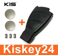 3Tasten Schlüssel für Mercedes Benz W168 W202 W203 W211+ 3x TASTER + 2xBatterie