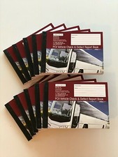Nil Defekt Bus Reisebus PSV PCV Fahrer Walk Around Scheckbuch Duplikat x10 - NB