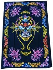 TOTENKOPF Decke Dekotuch