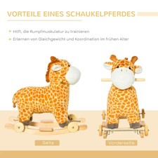 2-IN-1 Schaukeltier Giraffen