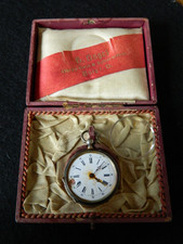 Nachlass Fund-selten sehr alte Schlüssel Damen Taschenuhr-Silber-defekt-Bastler