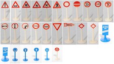 Siku VERKEHRSZEICHEN aus Plastik 1:60