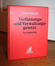 Sartorius Verfassungs- und Verwaltungsgesetze Hauptordner 86 mm