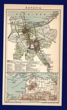 Stadtplan anno 1899 - Batavia