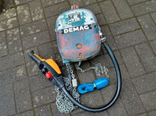 ich biete 5 Stück Demag Kettenzüge von 250kg - 1000kg an, verkaufe auch einzeln