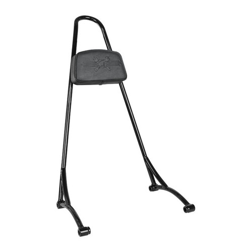 Burly tall sissy bar mit - bar, pad