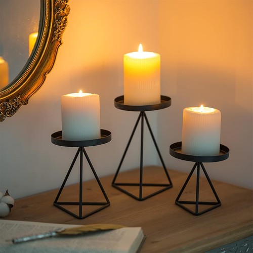Fach kerzenständer schwarz - kerzenständer,