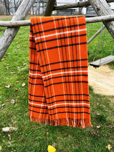 Klippan wolldecke orange - klippan,
