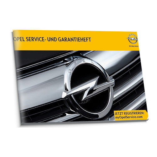Opel deutsches serviceheft - opel,