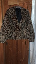 Damen Jacke XL Leoparden Muster Vera Moda, Fell Jacke 