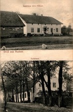 AK GRUSS AUS MEMEL RUCKEN GASTHAUS OTTO HÜBNER + GUTSHAUS 2 BILD 1915